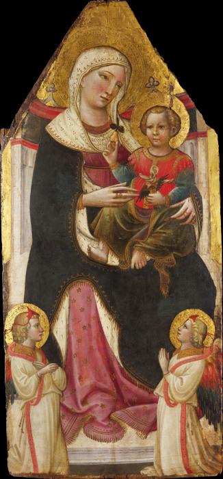 Enthroned Madonna and Child with Angels van Giovanni dal Ponte