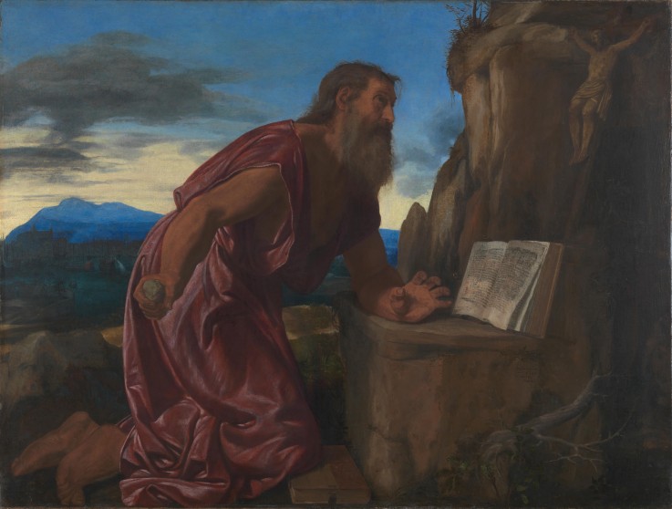 Saint Jerome van Giovanni Girolamo Savoldo
