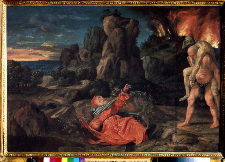 The Temptation of Saint Anthony van Giovanni Girolamo Savoldo