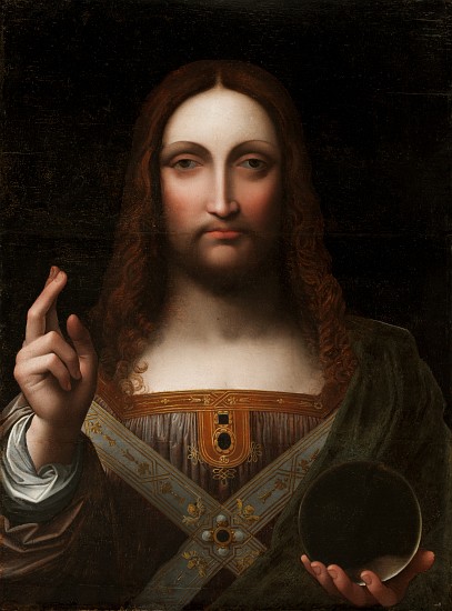 Cristo Salvator Mundi van Giovanni Pedrini Giampietrino