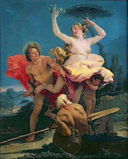 Apollo and Daphne, c.1743-44 van Giovanni Battista (Giambattista) Tiepolo