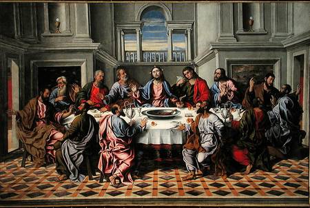 The Last Supper van Girolamo da Santacroce