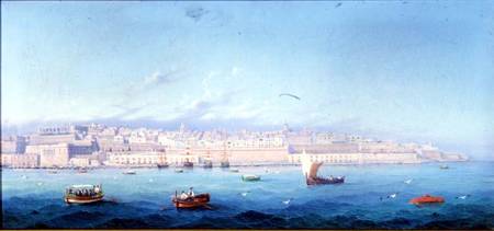 Grand Harbour, Valletta, Malta van Girolamo Gianni