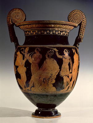 Karneia, or Harvest Festival, red-figure volute krater, late 5th century BC - early 4th century BC ( van Greek