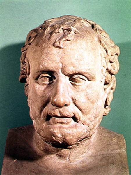 Bust of Eschinus van Greek School