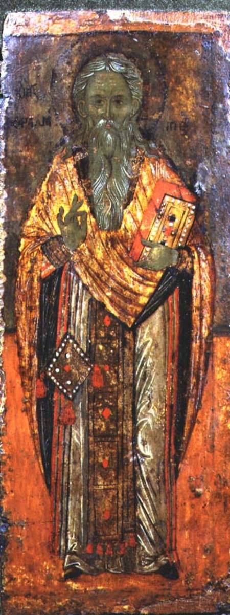 St. Charalambos, icon, from Kastoria van Greek School