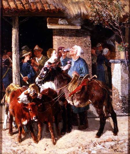 The Calf Merchant van Guiseppe Palizzi