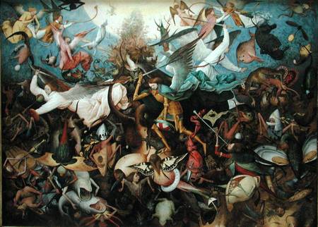 The Fall of the Rebel Angels van Giuseppe Pellizza da Volpedo