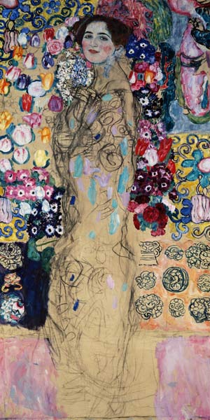 Portret van een vrouw  van Gustav Klimt