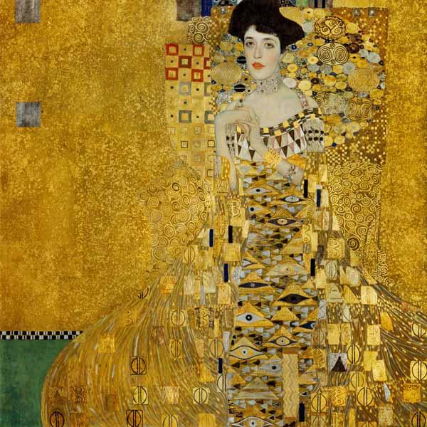 Portret van Adele Bloch-Bauer  - Gustav Klimt