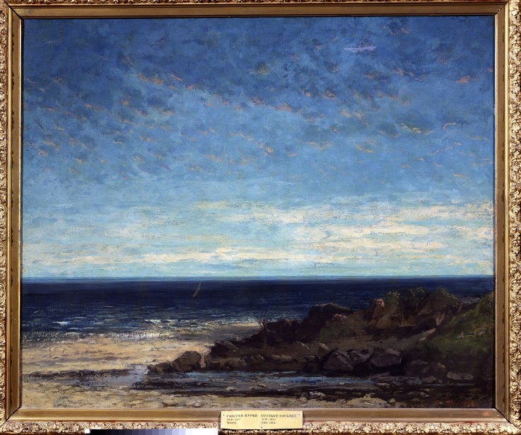 The Sea van Gustave Courbet