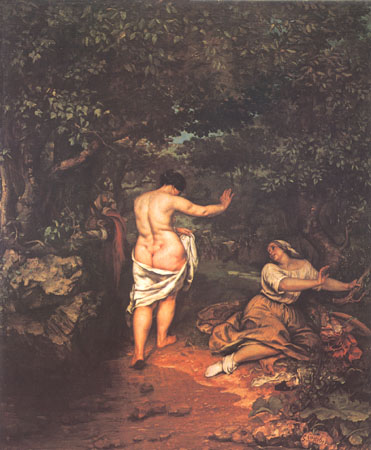 Les baigneuses van Gustave Courbet