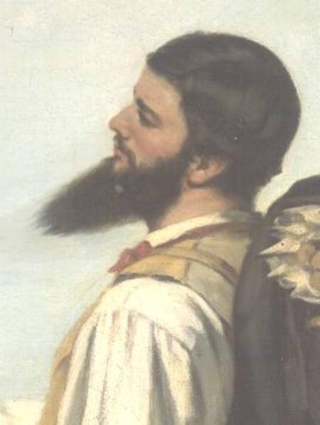 La Rencontre ou Bonjour M.Courbet van Gustave Courbet