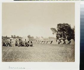 Manöver in Châlons-sur-Marne: 'Grenadiers de la Garde'