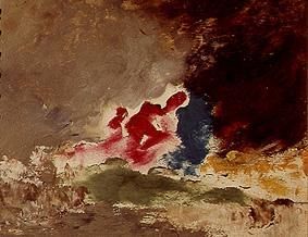 Abstrakte Ölstudie van Gustave Moreau