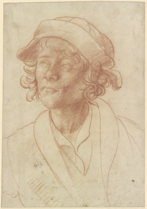 Porträt eines jungen Mannes van Hans Burgkmair