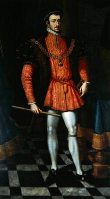 Thomas Howard, 4th Duke of Norfolk, 1556 (oil on canvas) van Hans Eworth or Ewoutsz