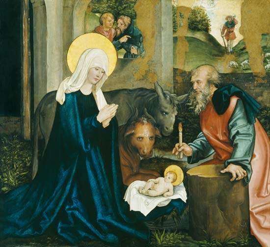 The Birth of Christ van Hans Leonard Schaufelein