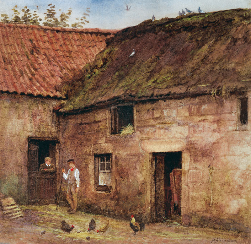 The Farmyard van Helen Allingham