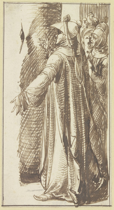 Three figures van Hendrik Goudt