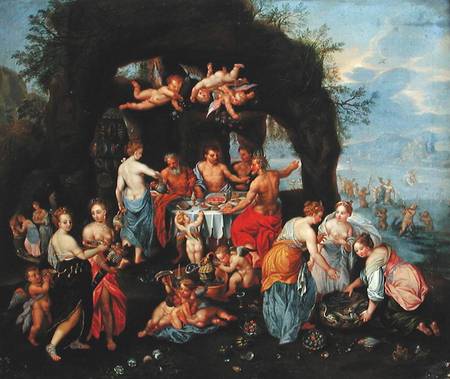 The Feast of the Gods van Hendrik van Kessel