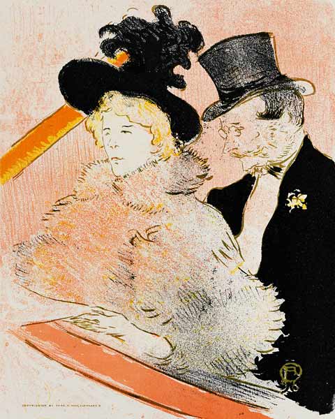Au Concert van Henri de Toulouse-Lautrec