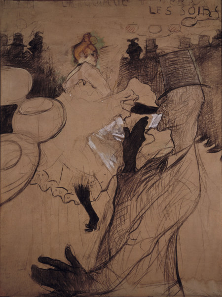 Goulue and Valentin van Henri de Toulouse-Lautrec