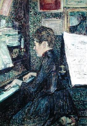 Mademoiselle Dihau (1843-1935) at the Piano