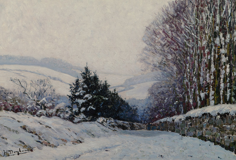 Winter Landscape  van Henri Deglume