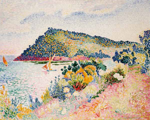 The Black Cape, Pramousquier Bay van Henri-Edmond Cross