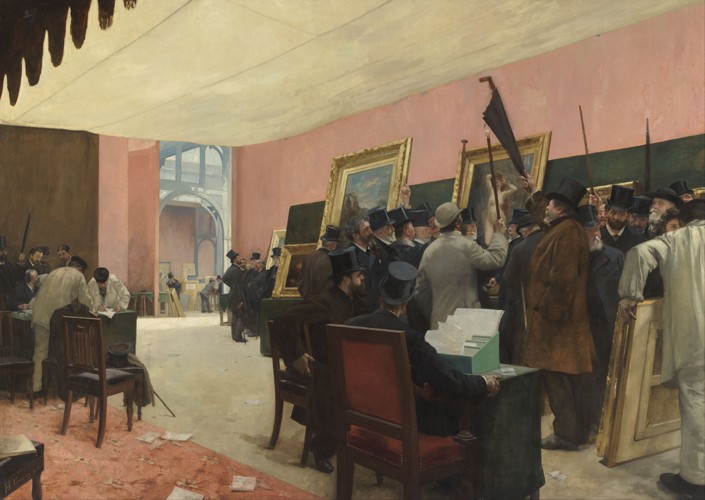 A Session of the Painting Jury van Henri Gervex