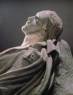 Effigy of Ferdinand-Philippe (1810-42) duc d'Orleans, 1842 (plaster) (detail) van Henri Joseph Francois de, baron Triqueti