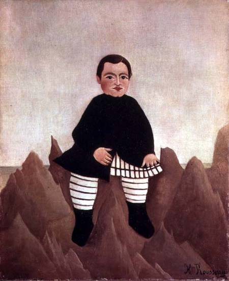 Boy on the Rocks van Henri Julien-Félix Rousseau