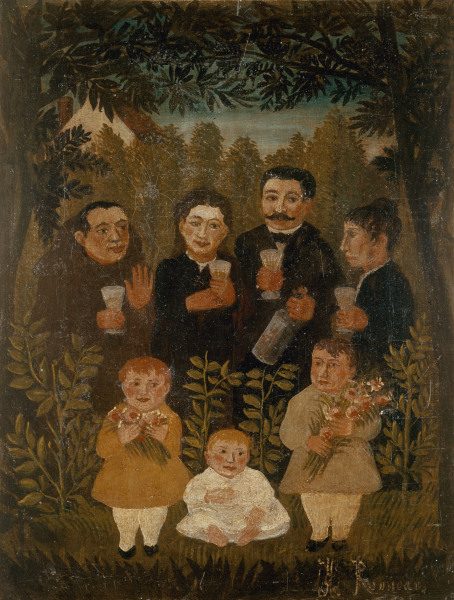 H. Rousseau/ United Family / 1896 van Henri Julien-Félix Rousseau