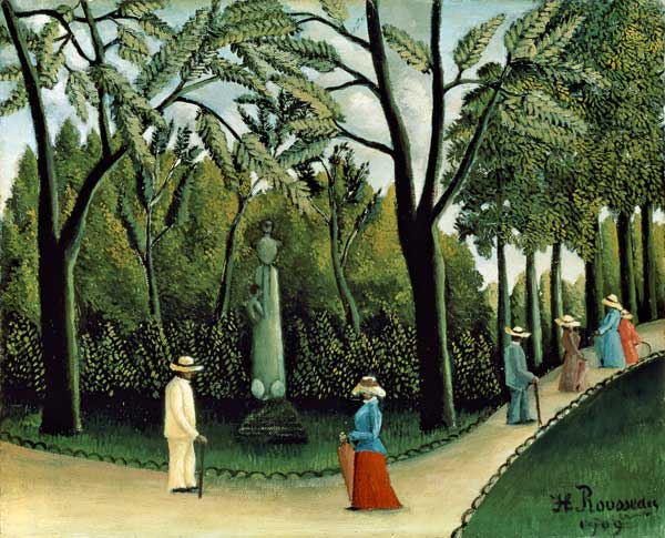 Die Kaskadengärten van Henri Julien-Félix Rousseau