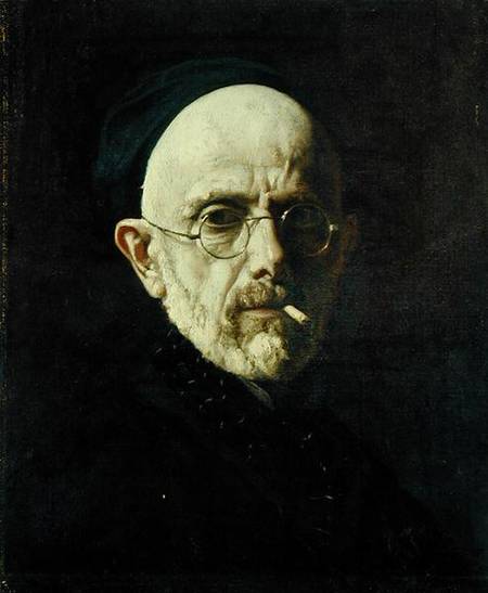 Self Portrait van Henri Lehmann
