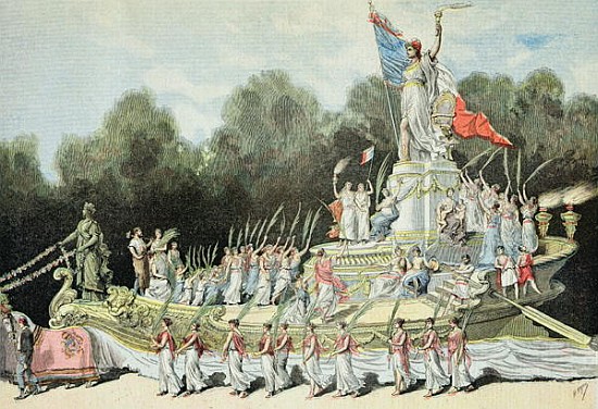 Chariot of the Triumph of the Republic at the National Festival, 22nd September 1892, from ''Le Peti van Henri Meyer