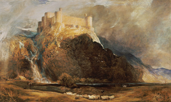 Harlech Castle: Four Square to all the winds that blow van Henry Clarence Whaite