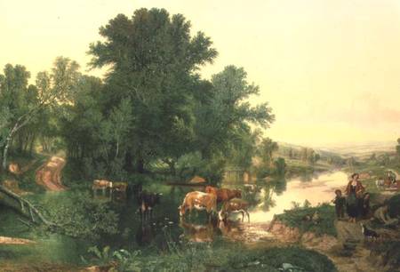 Landscape van Henry William Banks Davis