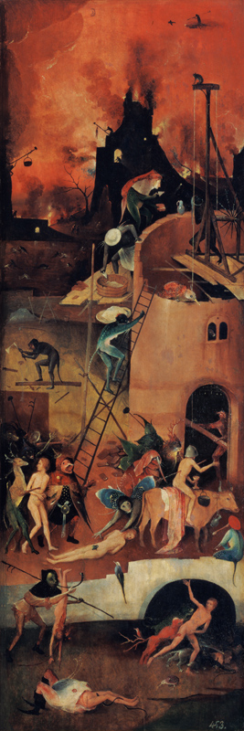 Hell , Escorial van Hieronymus Bosch Hieronymus Bosch