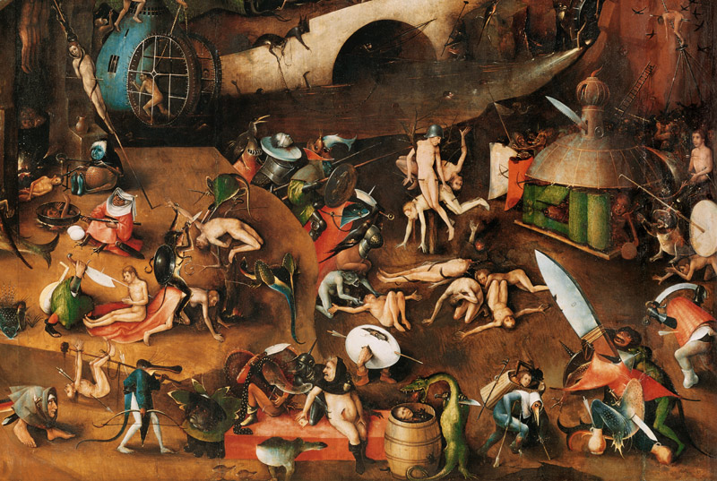 The Last Judgement, detail van Hieronymus Bosch Hieronymus Bosch