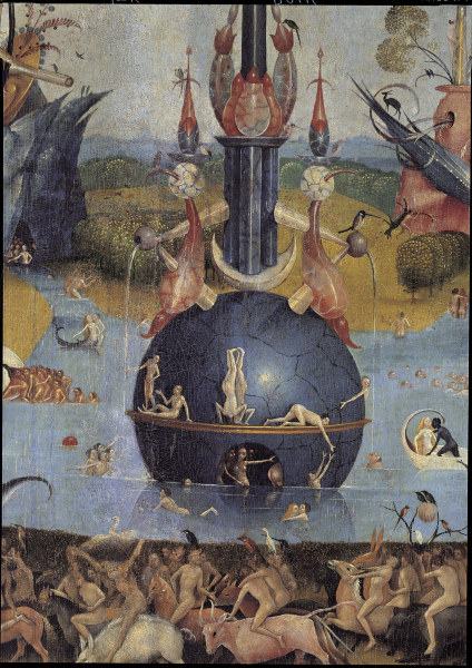 Bosch, Garten der Lüste, Ausschnitt van Hieronymus Bosch Hieronymus Bosch