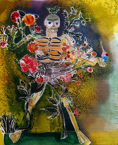 Day of the Dead, 2006 (dyes on silk)  van Hilary  Simon