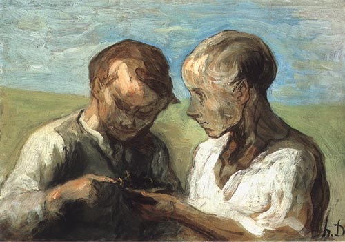 Dénicheurs de nids van Honoré Daumier