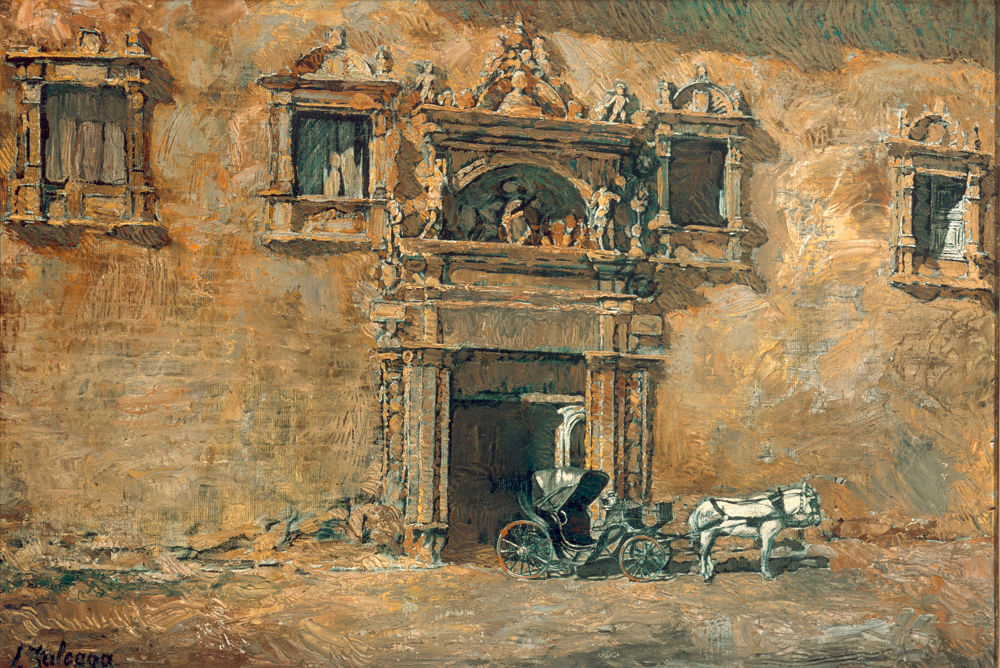 The Portal of Palacio Peñaranda de Duero van Ignazio Zuloaga