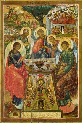 Drie-eenheid in het Oude Testament en verschijning van de Heilige Geest aan de Apostelen