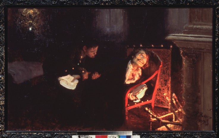 The Self-immolation of Gogol van Ilja Efimowitsch Repin