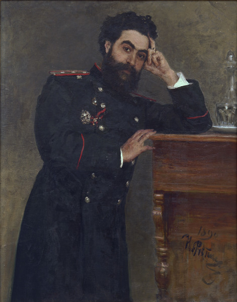 Iwan R. Tarchanow / Gem.v.Repin van Ilja Efimowitsch Repin