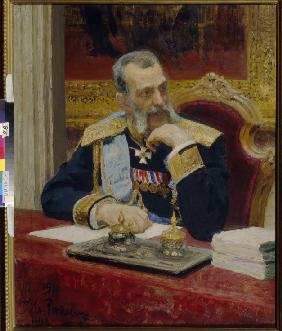 Portrait of Grand Duke Vladimir Alexandrovich of Russia (1847-1909)