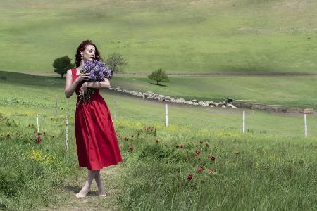 Girl in the grass